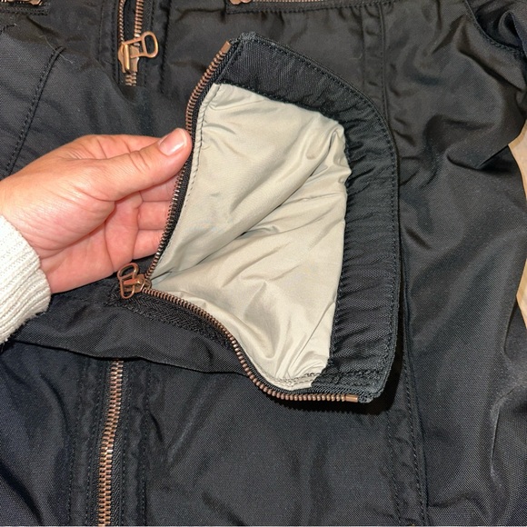 Hugo Boss Black Moto Bomber Jacket Orange Lable Mens SZ Small Full Zip - Picture 5 of 16